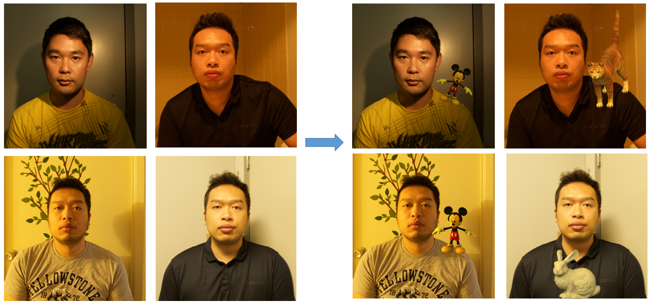Faces as Lighting Probes via Unsupervised Deep Highlight Extraction