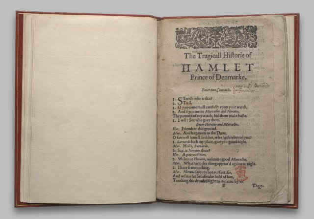 Hamlet; 1603; pages 0,1
