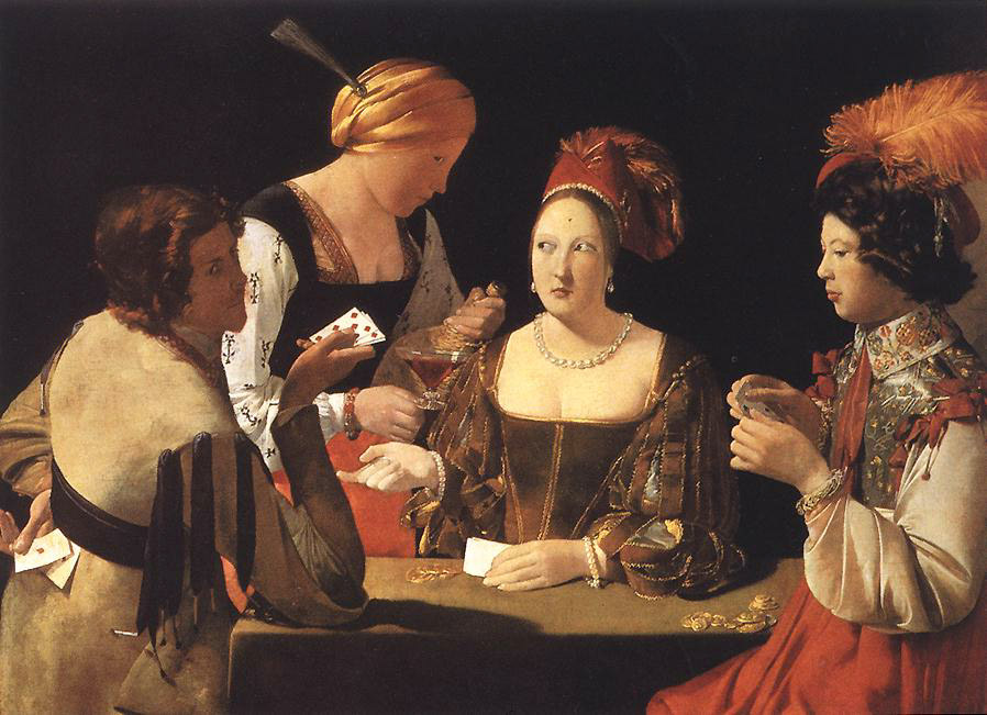 Cheater with the Ace of Diamonds, by Georges de La Tour