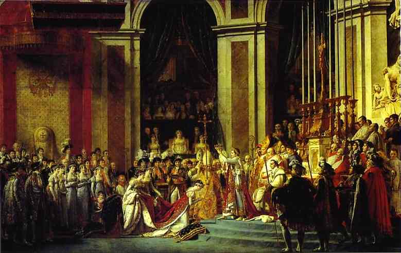 Jacques-Louis David. Consecration of the Emperor Napoleon I and Coronation of the Empress Josephine in the