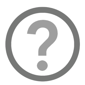 question mark in a circle