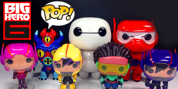A picure of the Big Hero 6 Funkos