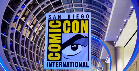 A picture of San Diego Comic Con's logo