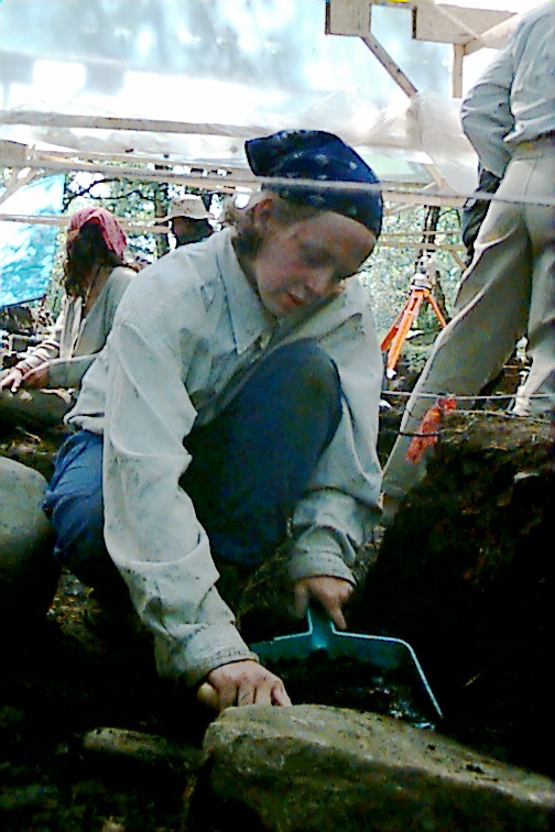 sarah excavating
