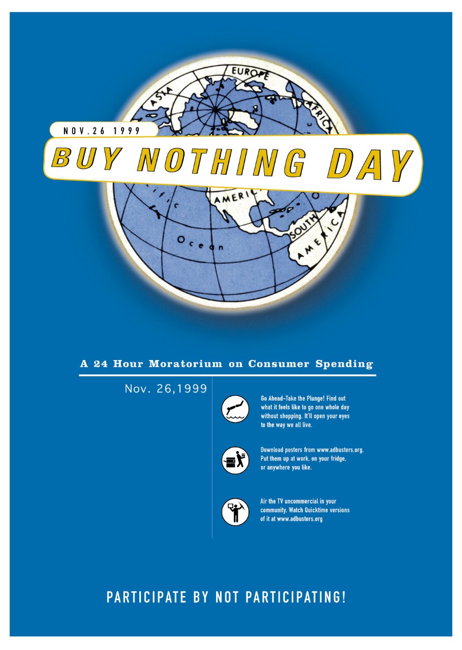 Buy Nothing Day poster 1997