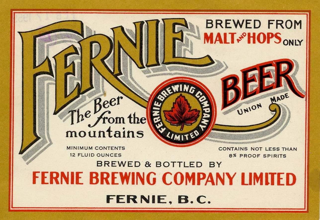 Fernie Brewing Company label