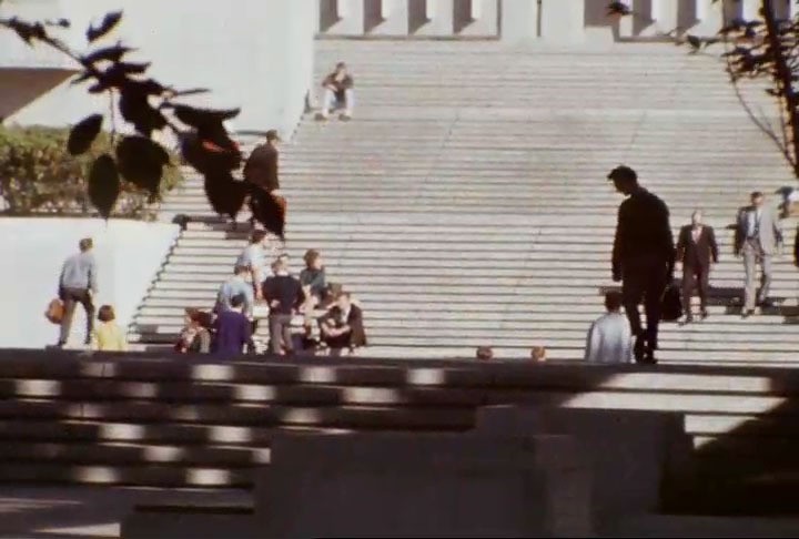 Sequence from the SFU promo/montage originally spliced together on 16 mm film 