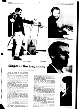 Peak article, February 9, 1966