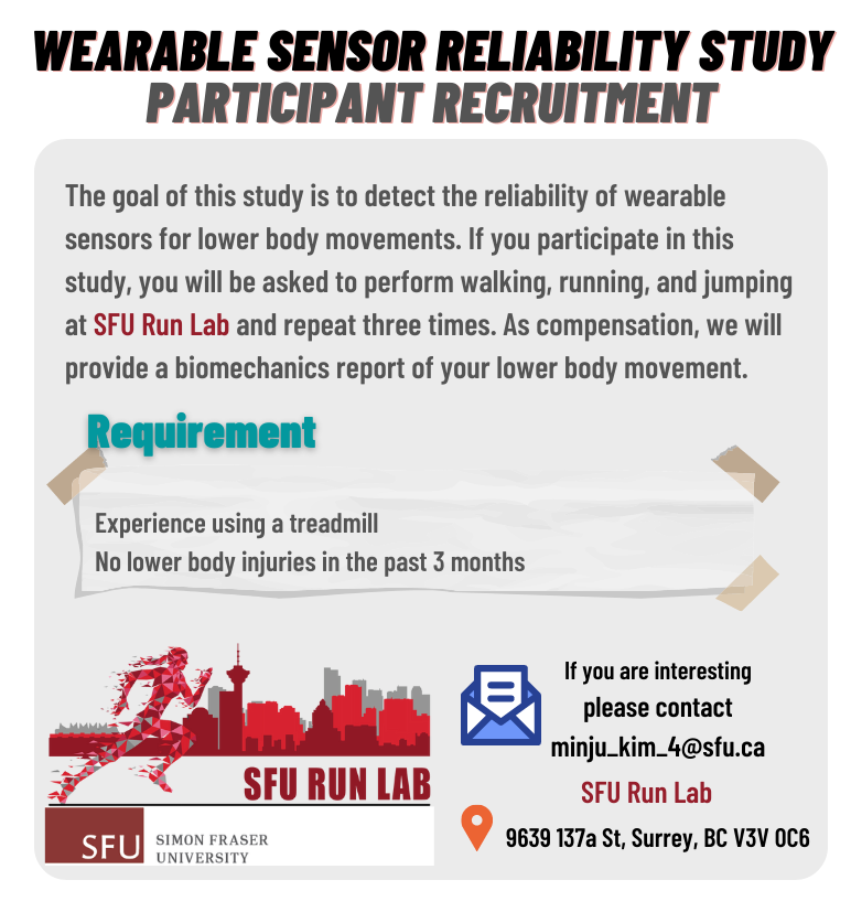 Wearable Seasor Reliability Study Subjects rcruiment - 1