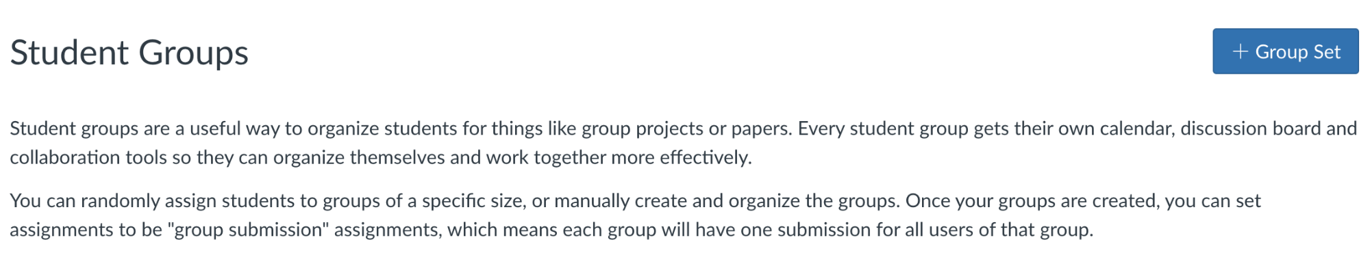 Create Discussion Groups