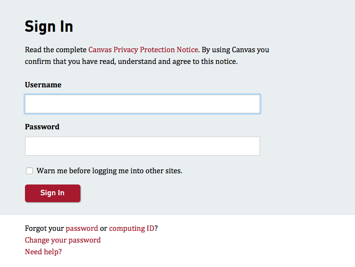 Log In To Canvas Canvas Support Simon Fraser University