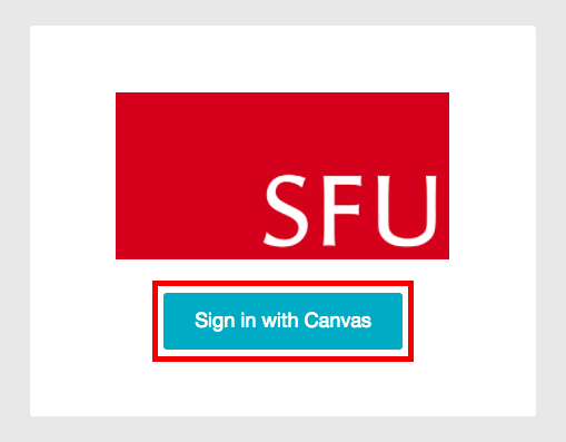 Canvas signin screen image