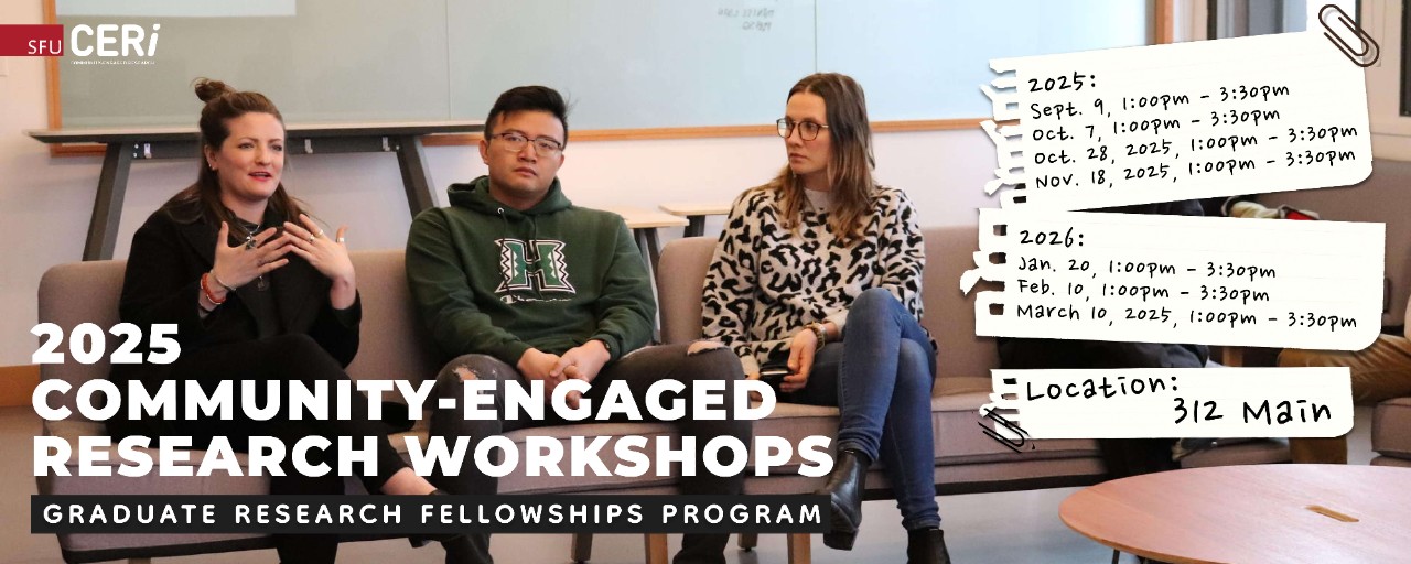 The Community-Engaged Research Workshop Series 2025