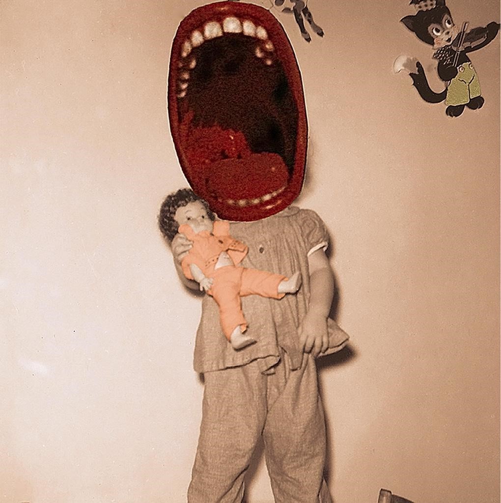 H. Ráine, Self-Portrait – Primal (from Officially Unapologetic Series) 2011, Collage / D Print 
