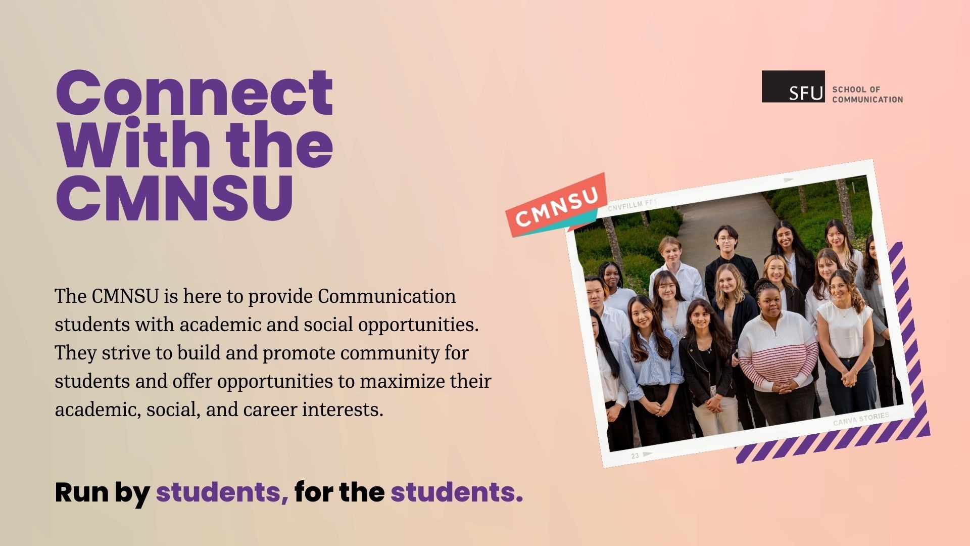 Connect With the CMNSU
