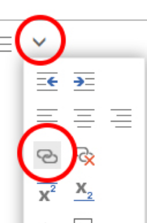 hyperlink arrow icon