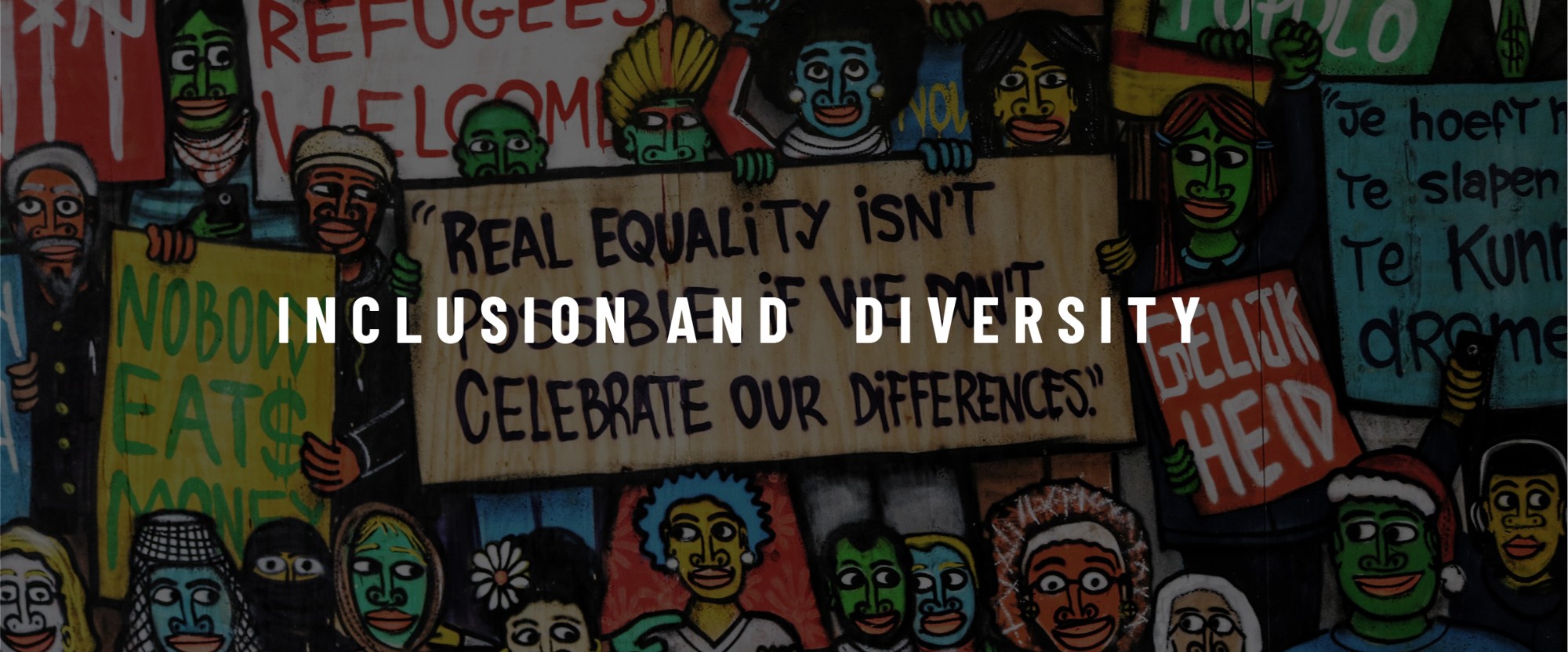 Text: Inclusion and diversity