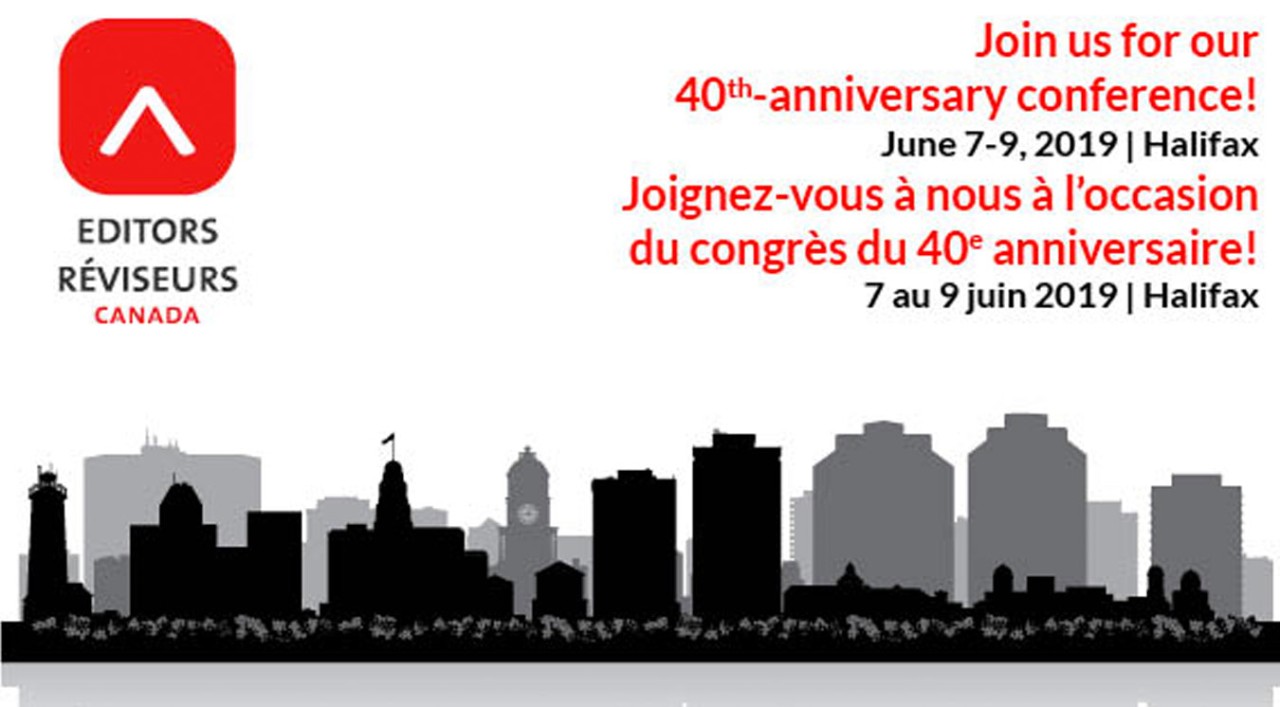 2019 Editors Canada Conference, June 7-9, Halifax