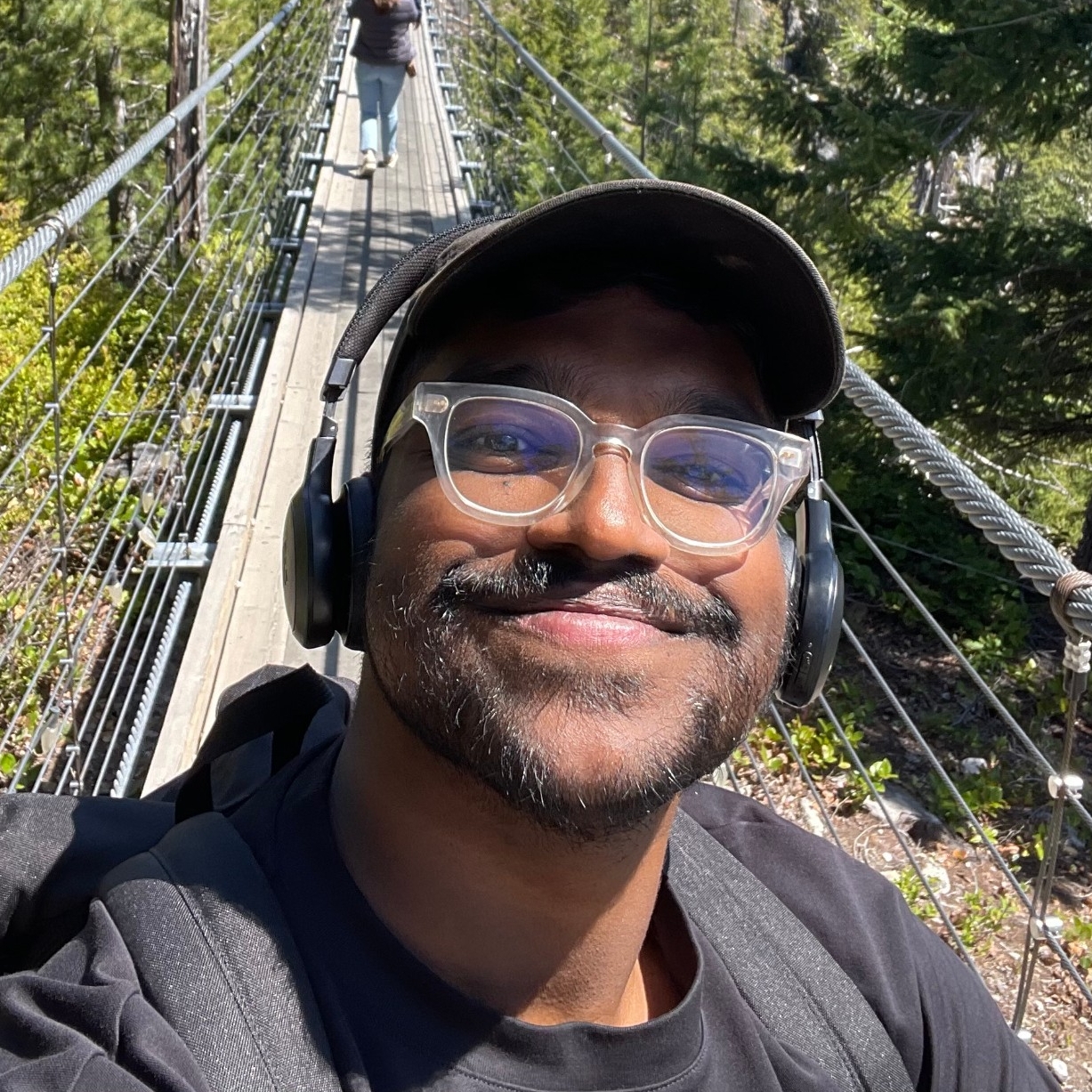 Selfie of Athavarn on a hike