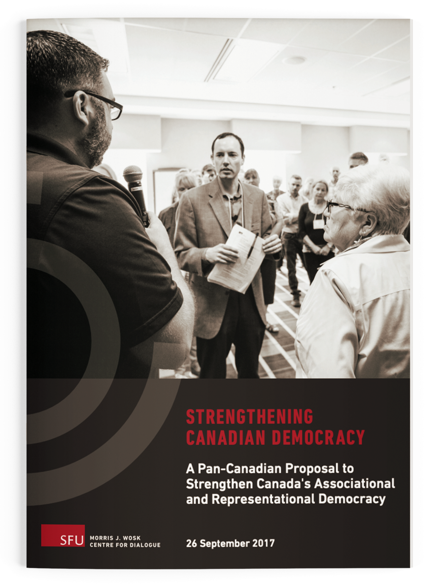 Cover of the proposal for the Strengthening Canadian Democracy Initiative