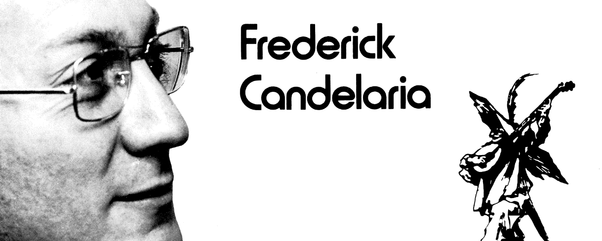 Frederick Candelaria: man of all talents in the survival of West Coast Review