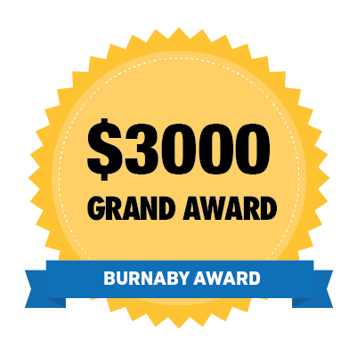 $3000 Burnaby Grand Award Badge