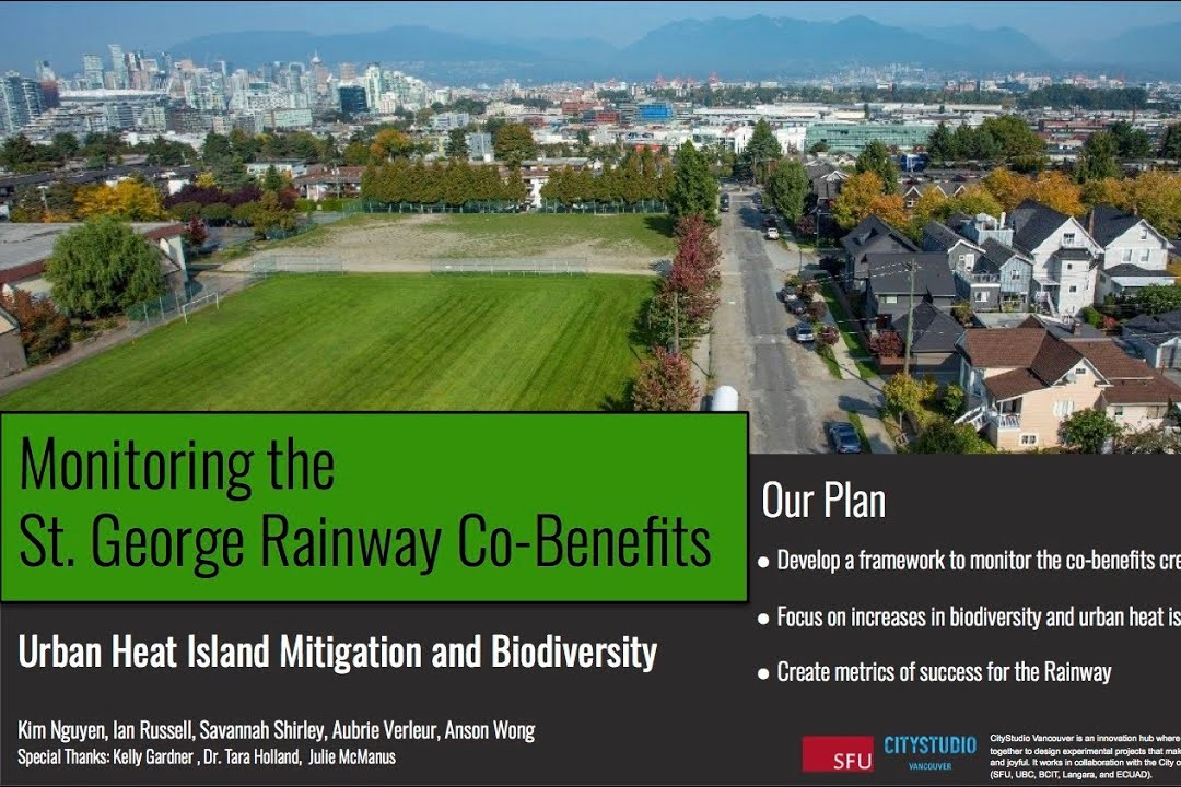 Monitoring the St.George Rainway Co-Benefits