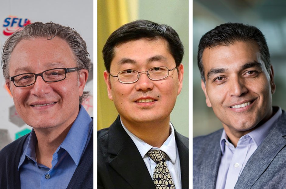 SFU innovators named fellows of CAE: Golnaraghi, Liu and Bahrami
