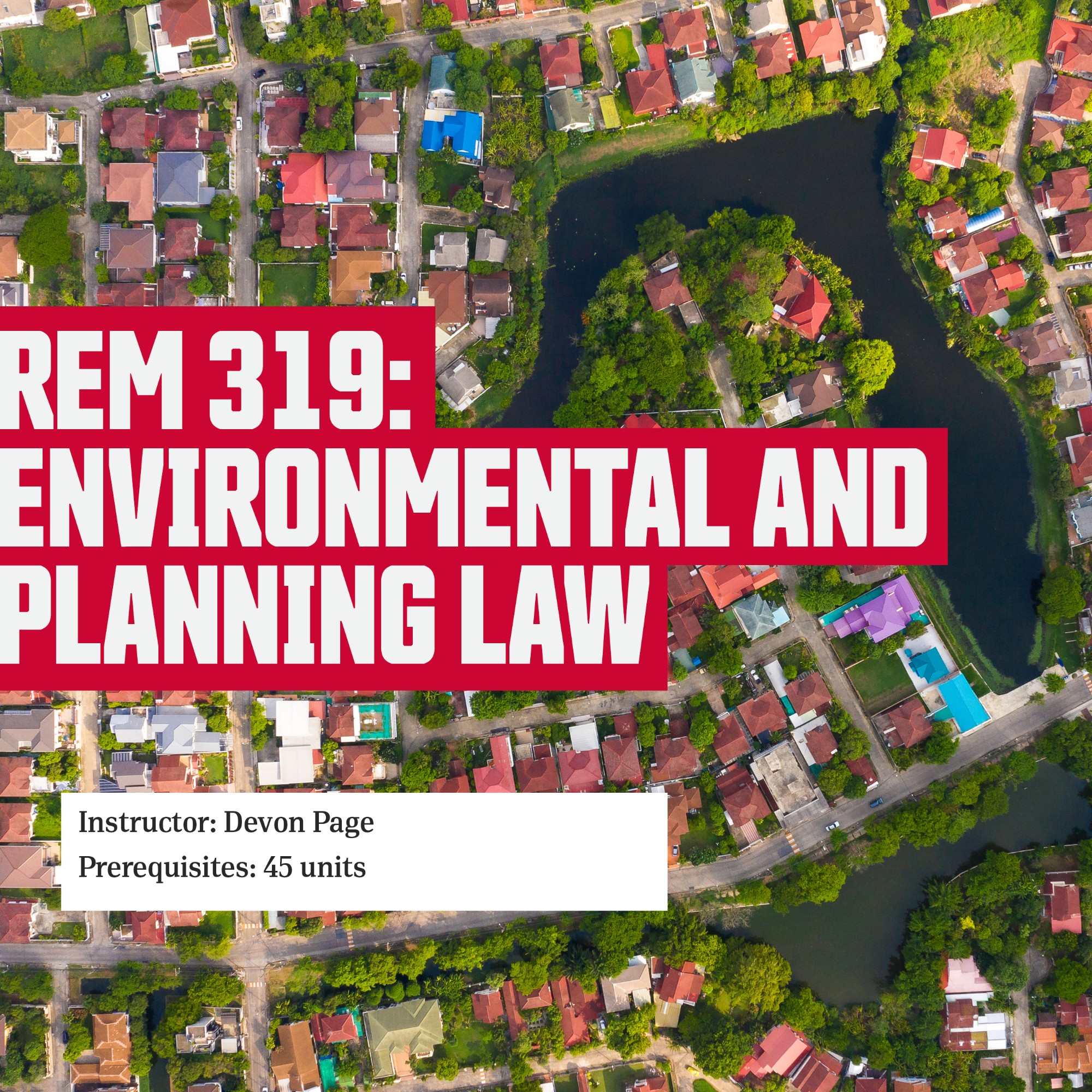 REM 319: Environmental and planning law