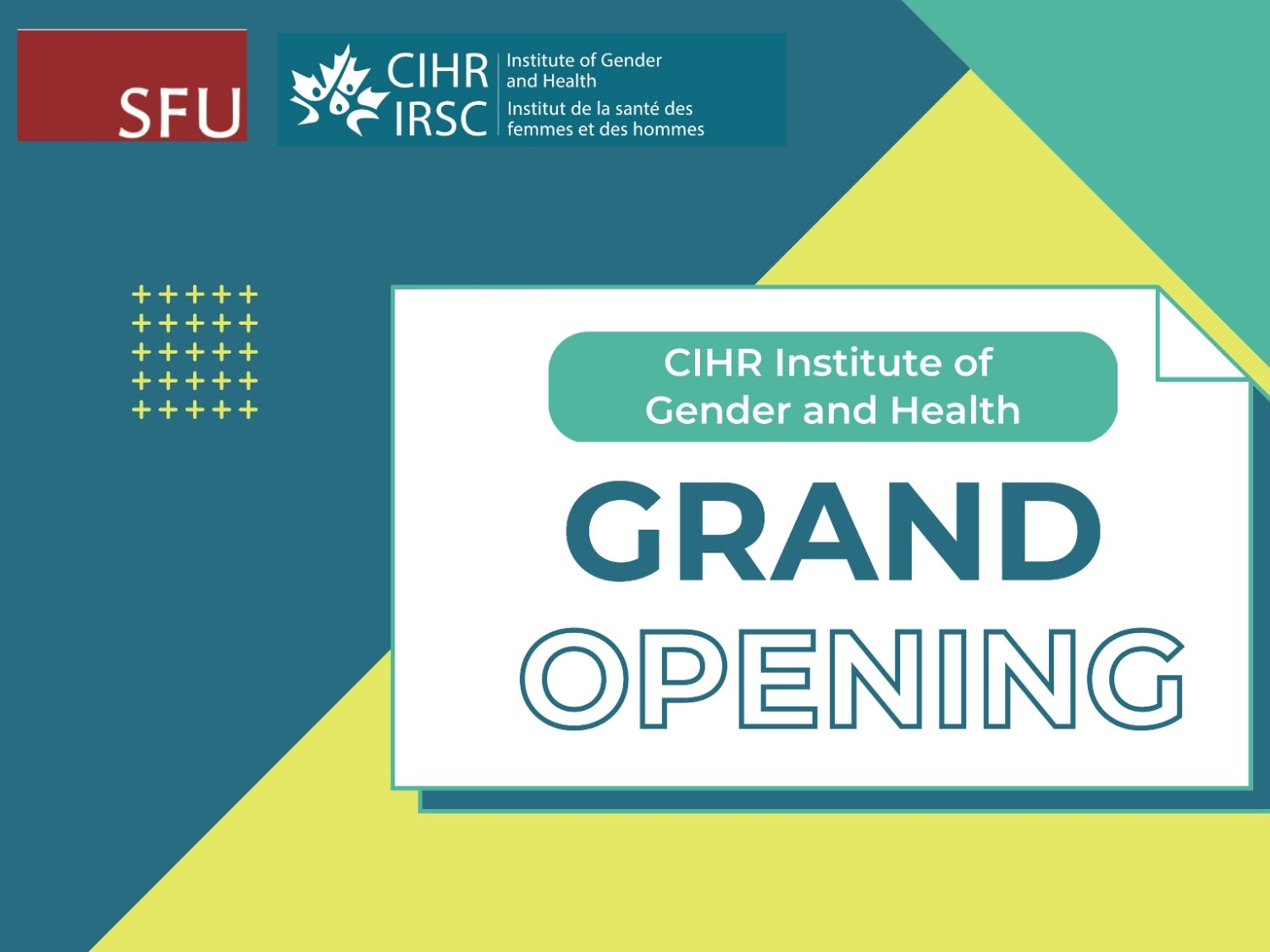 CIHR Institute of Gender and Health opens Vancouver office, hosts nation-wide Listening Tour