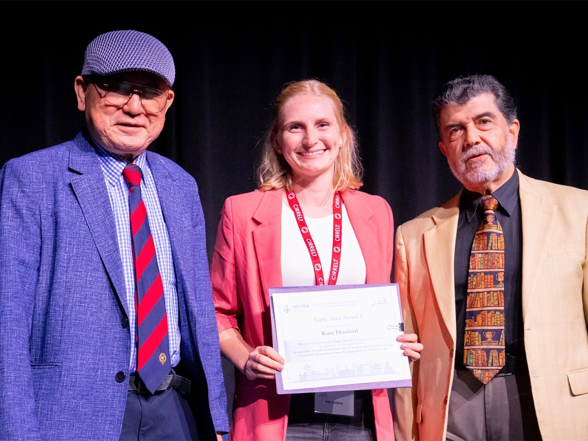 FHS researchers win Best Paper award at World Conference on Transportation Research