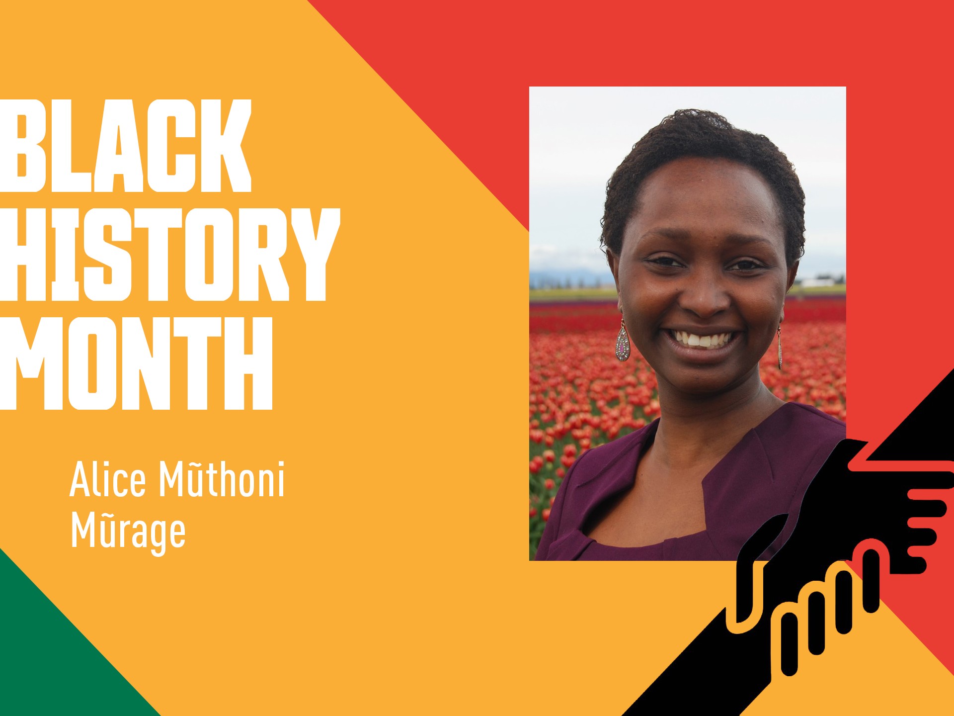 Black History Month - Alice Mũthoni Mũrage 