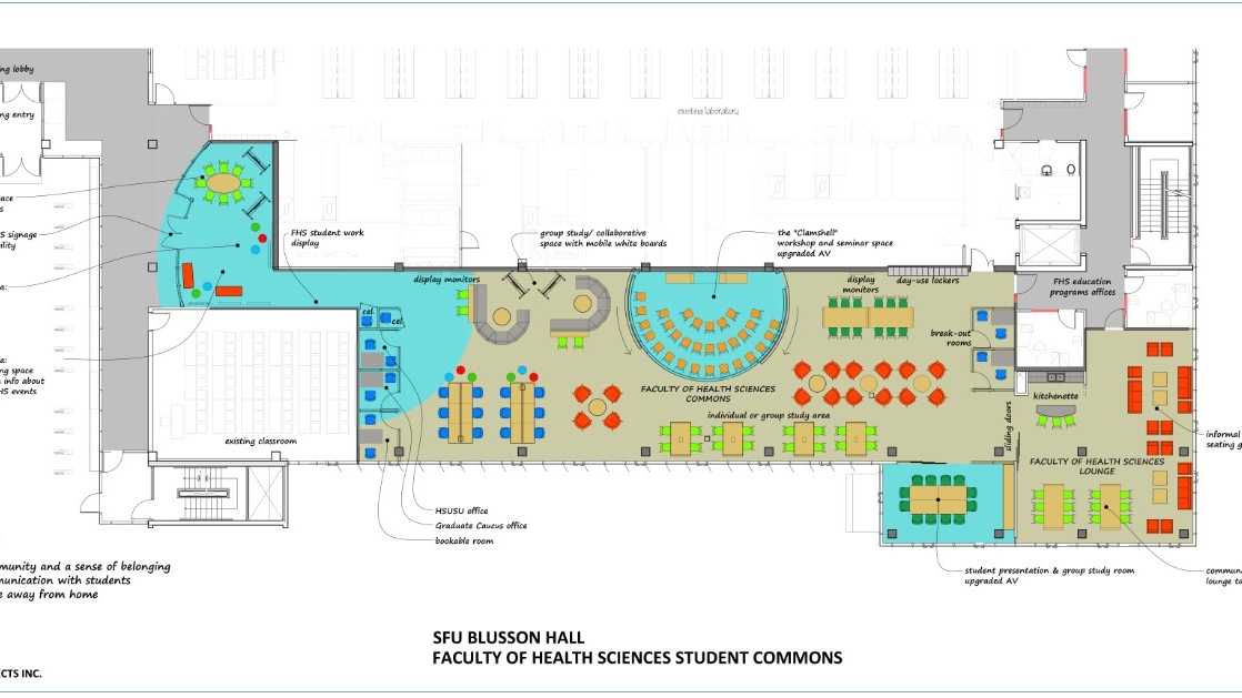 Student Commons Floor Plan