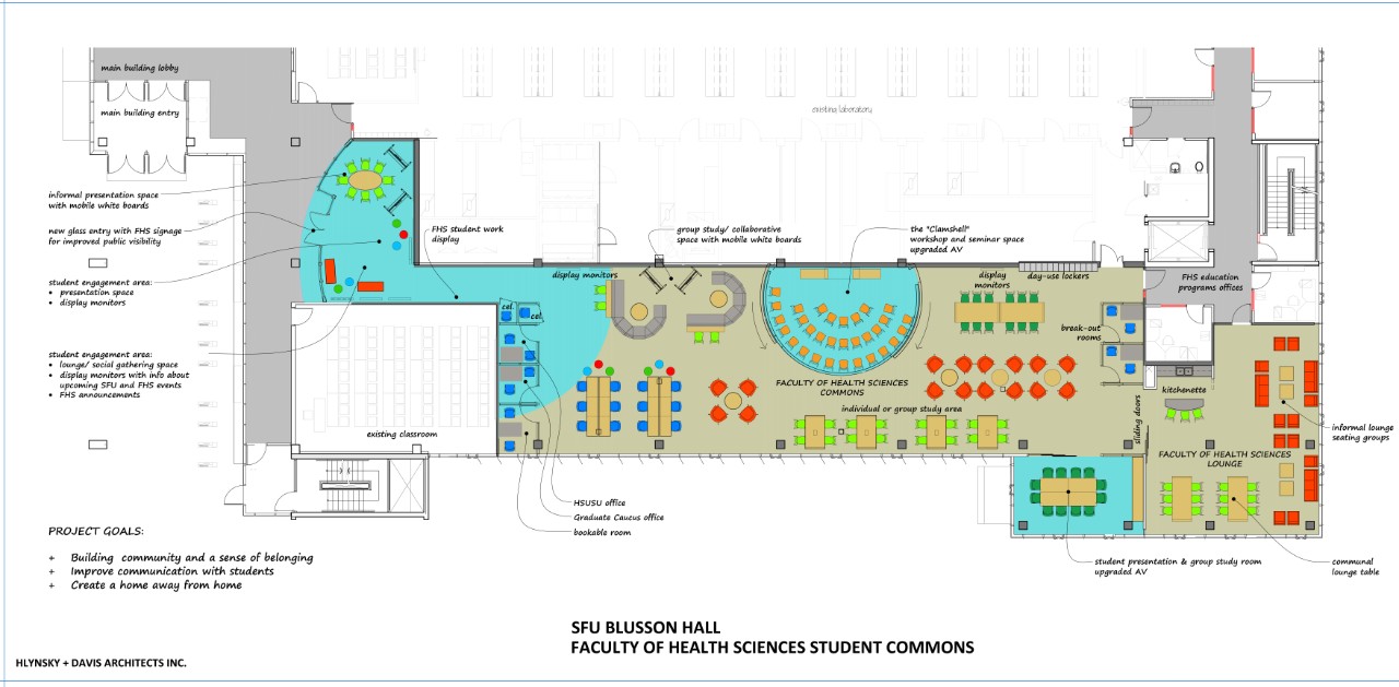 Student Commons floorplan