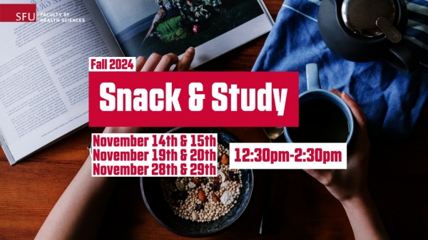 Fall Snack and Study in the Student Commons