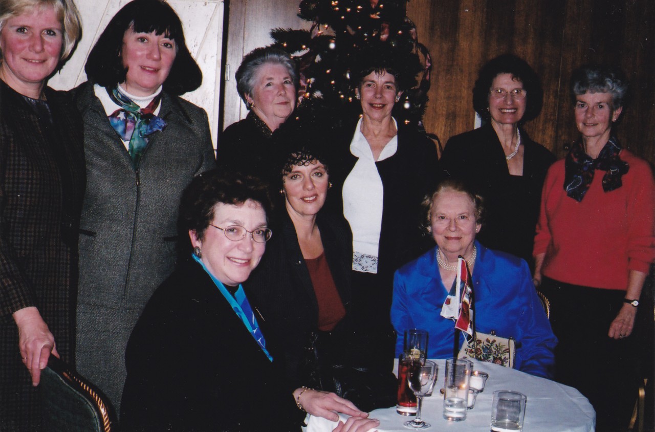 SFU Donor Reception 2003 - Thelma with members of CFUW.jpg