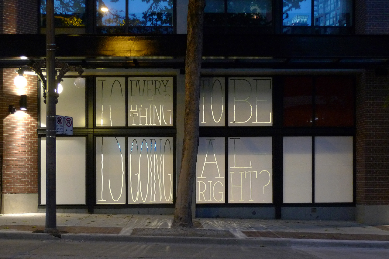 Audain gallery, Kathy Slade, Is Everything Going to be Alright?, 2010