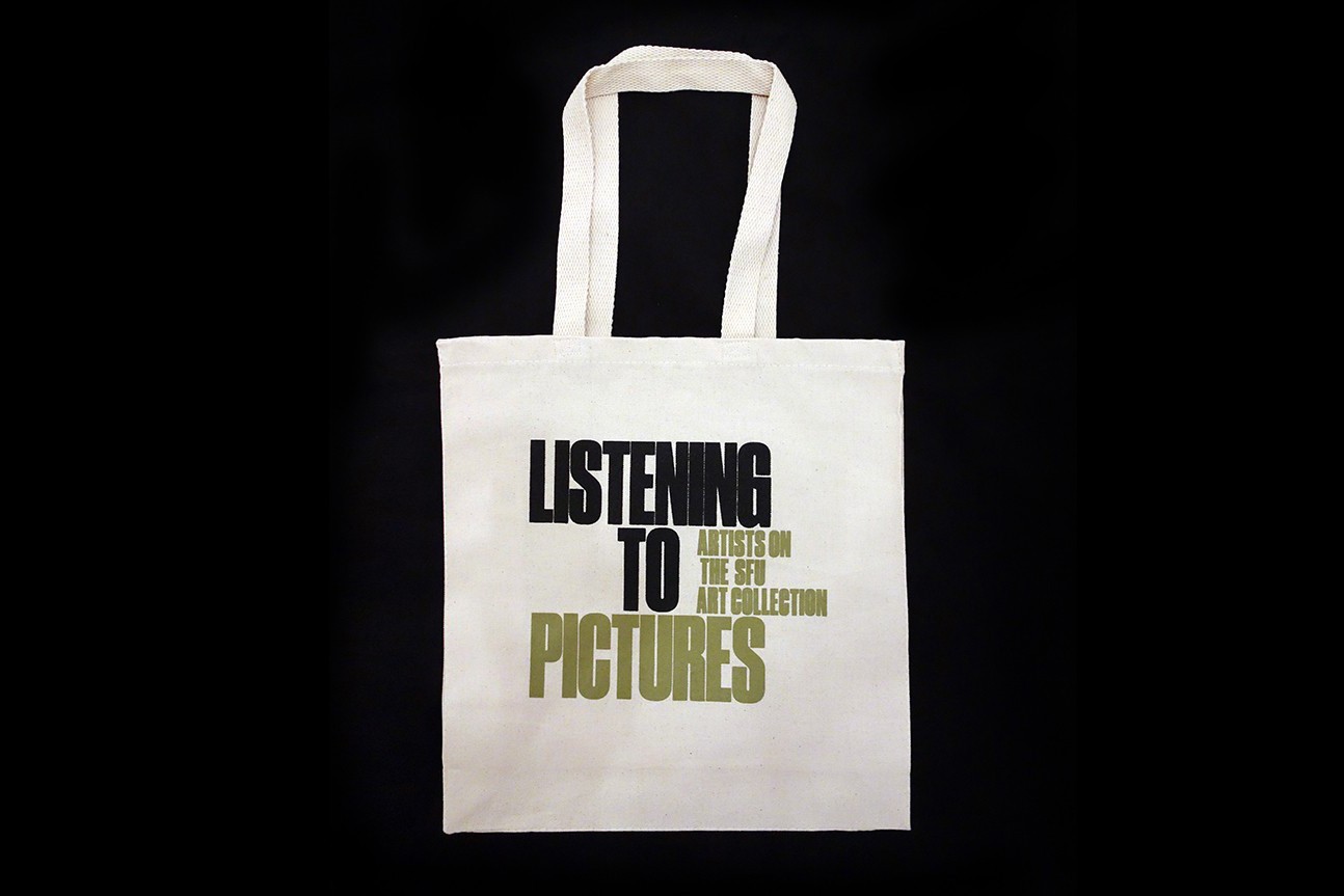 Listening to Pictures: Artists on the SFU Art Collection Tote Bag