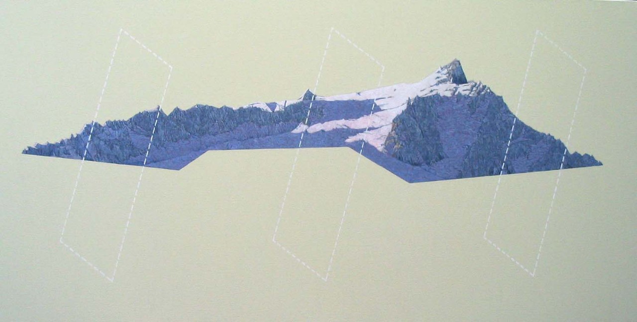 Teck Gallery, David Pirrie, Mt Shuksan, 2005, oil on canvas.