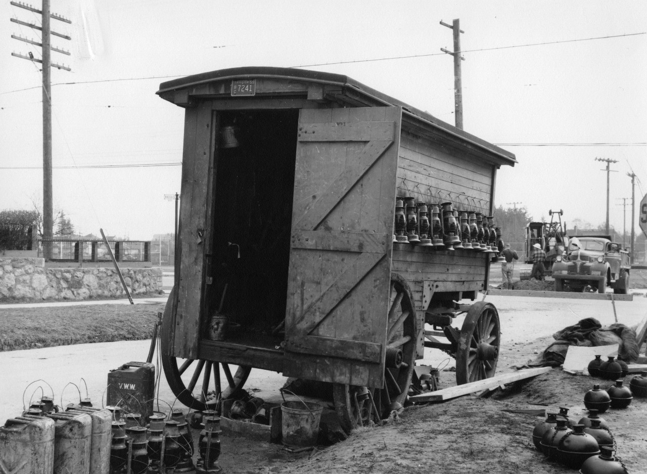 Teck Gallery, Photographer Unknown, 1959 (courtesy of Vancouver Engineering Services, Equipment Services)