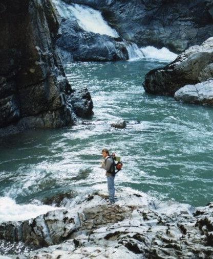 Paul Higgins at Mamquam River: Photo by Adam Lewis