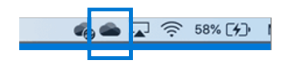 Mac OneDrive icon