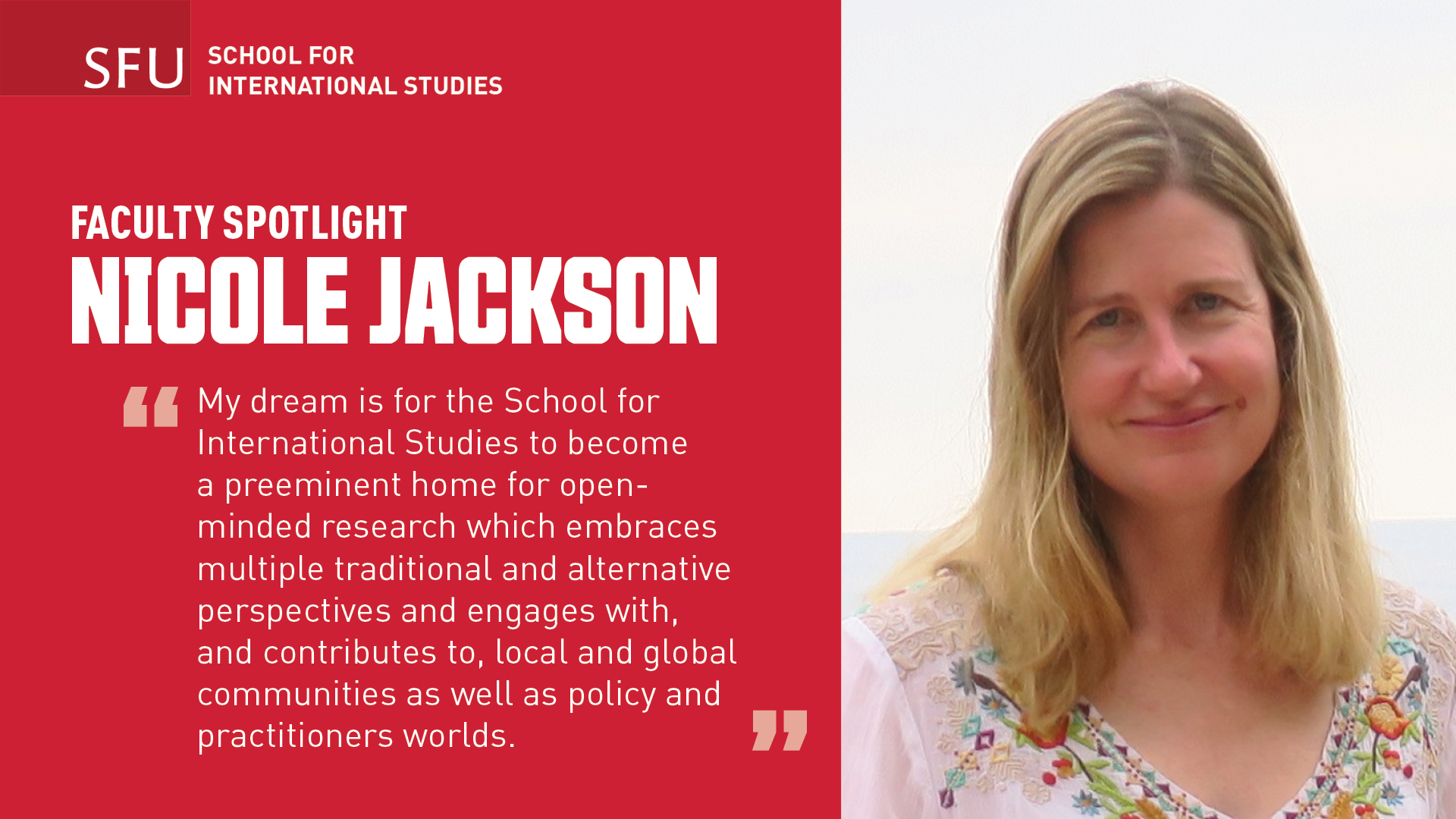 Research Spotlight: Nicole Jackson