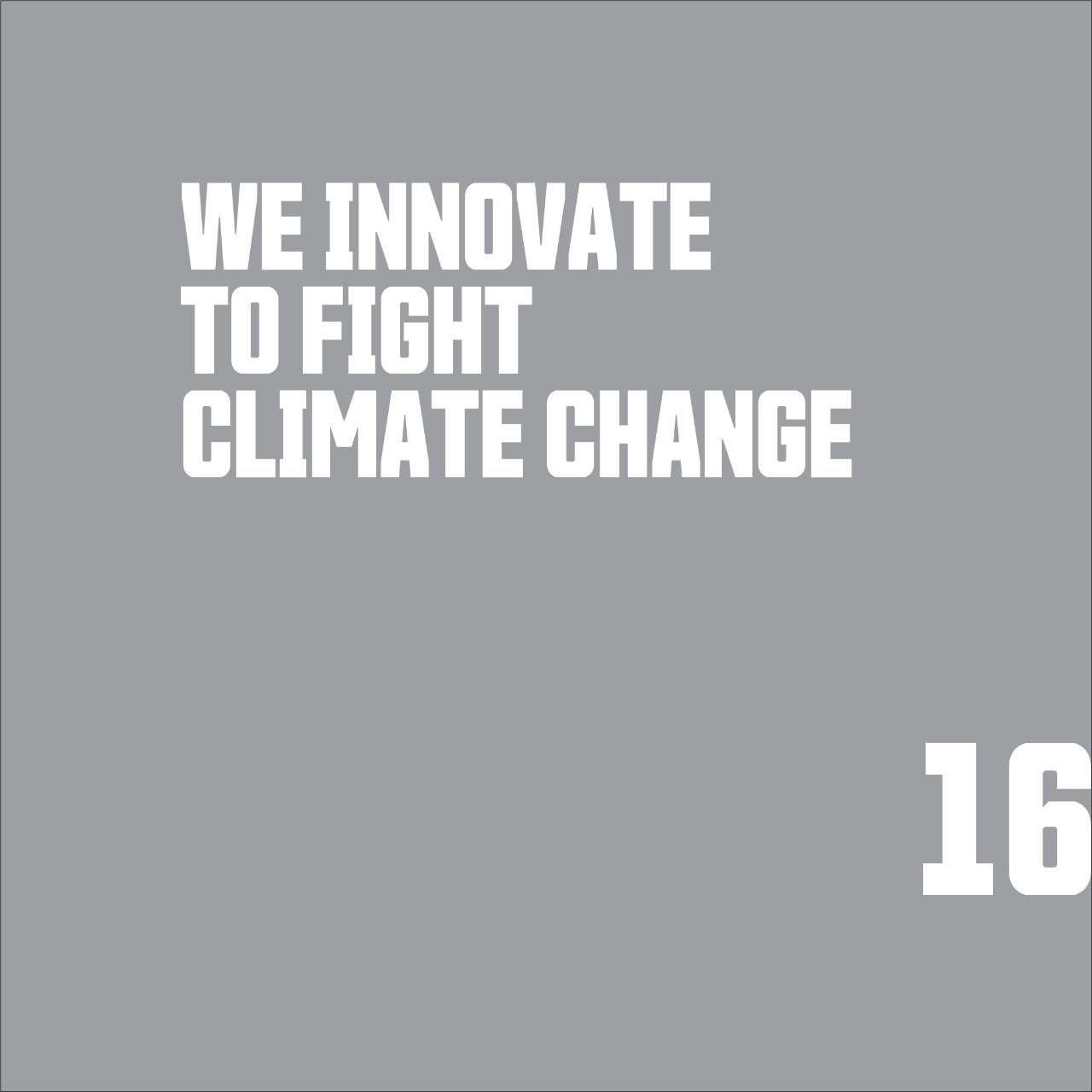 We Innovate to Fight Climate Change