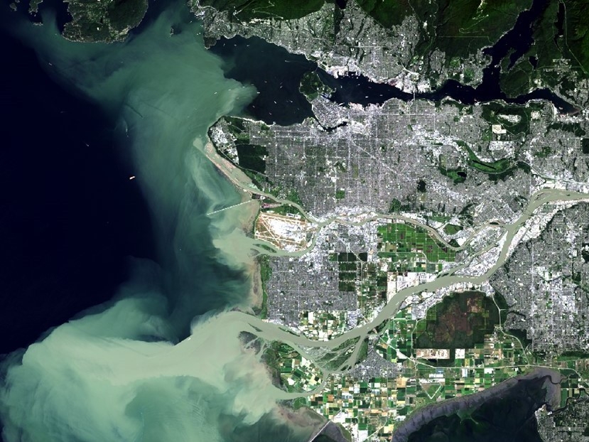 Coastlines in the Metro Vancouver Region 