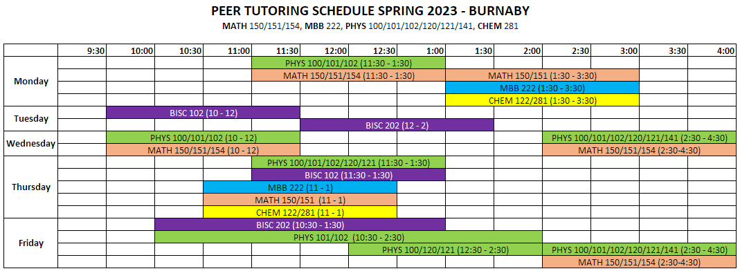 2023-01-30 09_21_35-PT Schedule Spring23 - Excel.png