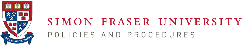 SFU Policies and Procedures