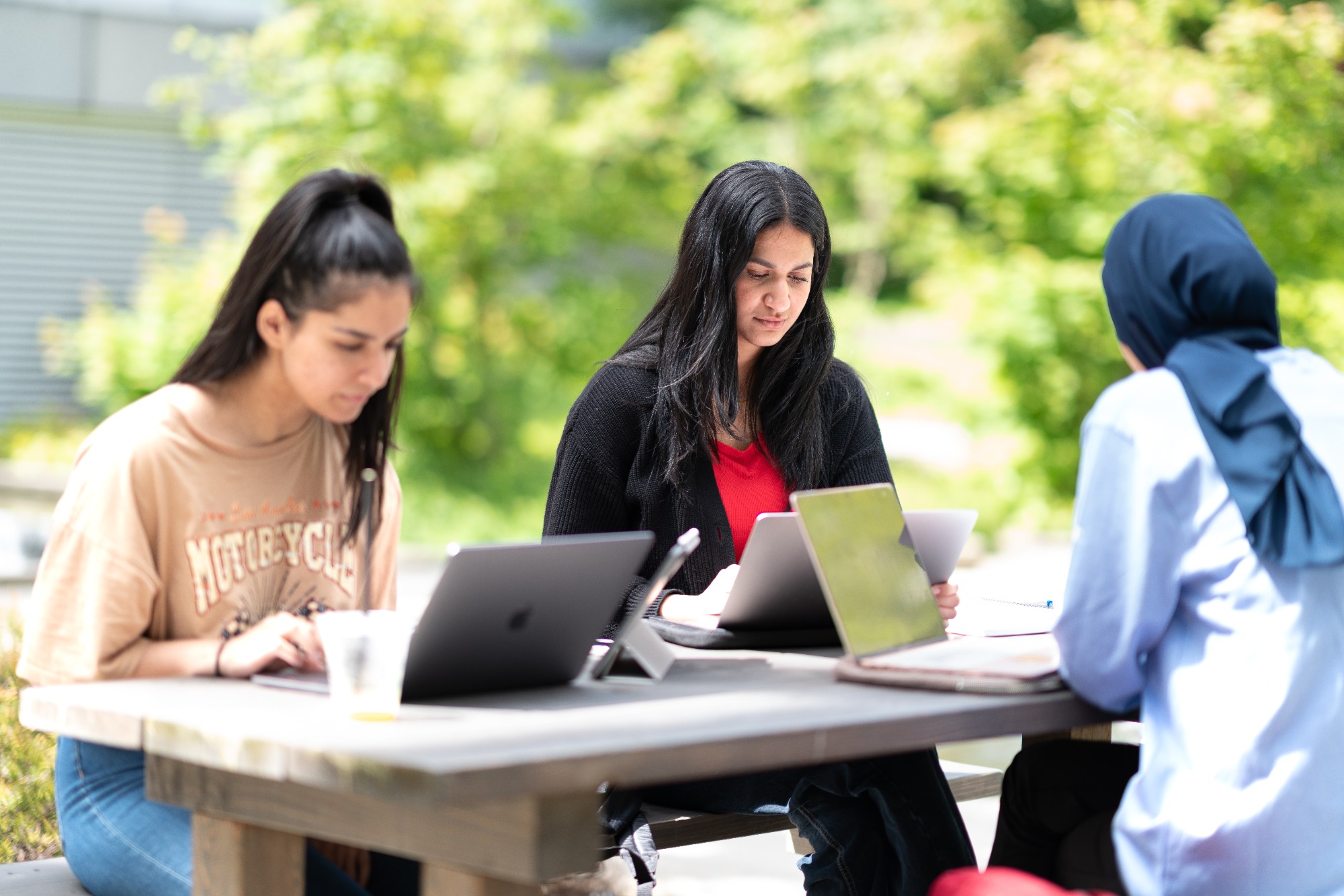 SFU students interacting 