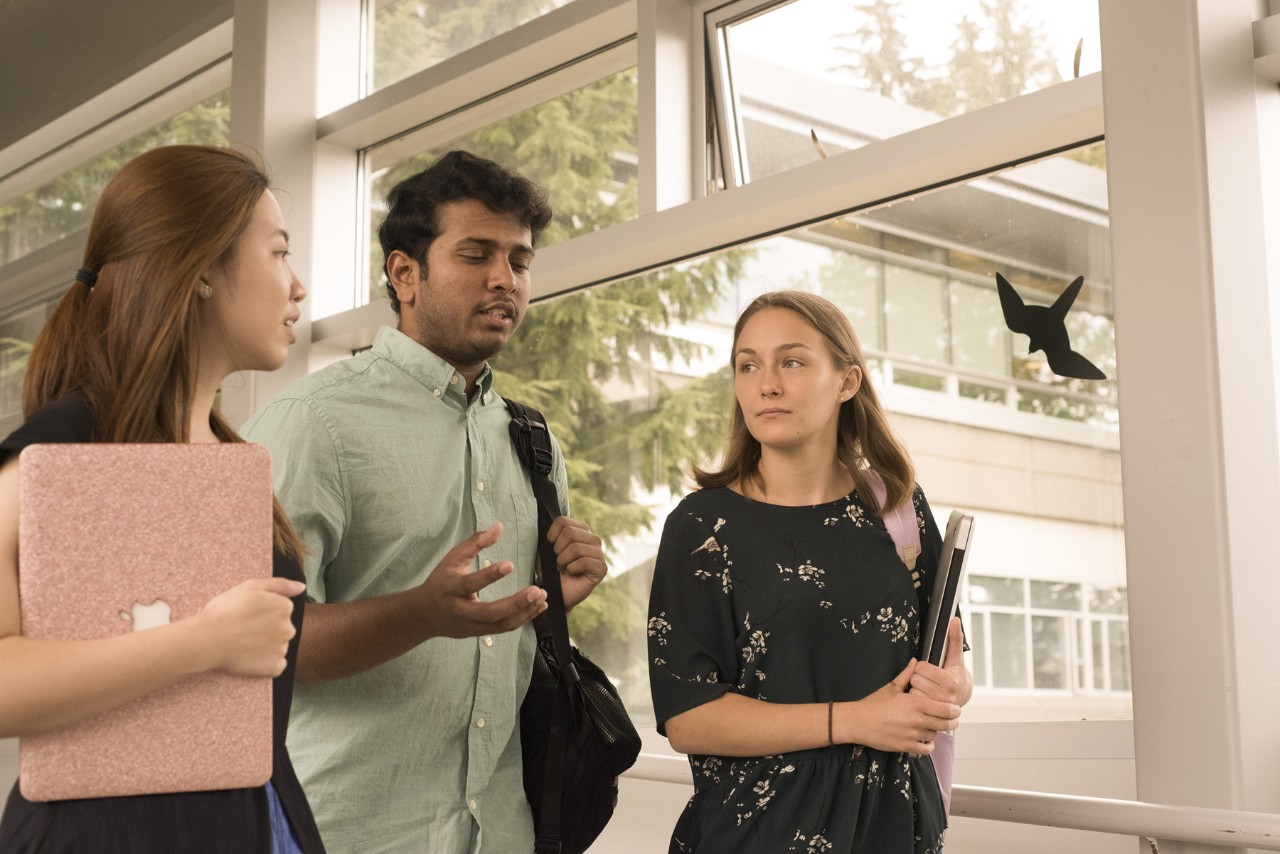SFU Political Science students at Surrey campus