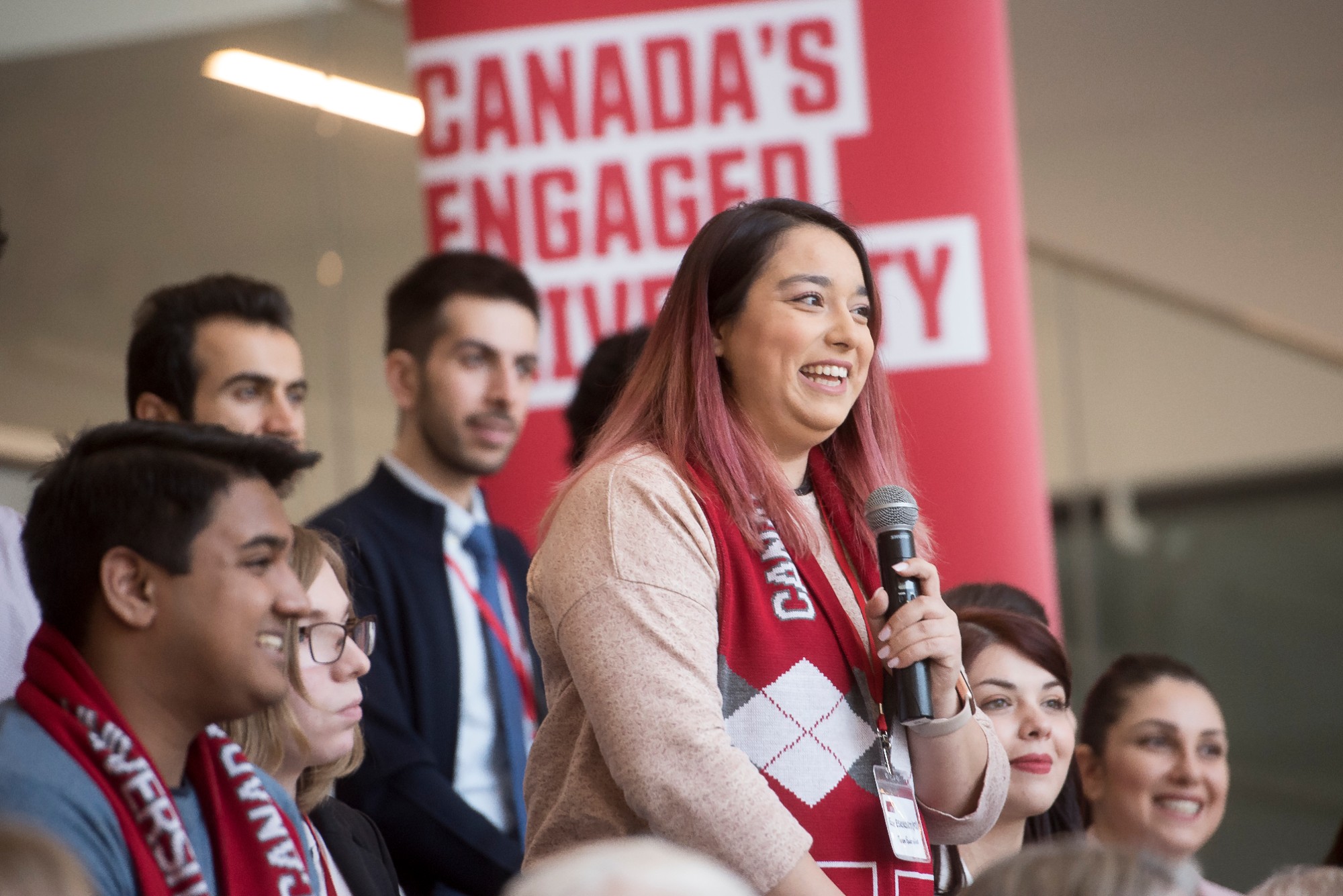SFU Political Science students at Surrey campus
